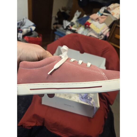 Birkenstock "ARRAN" Berry Suede Kids Sneakers - Size 34 - US Kids 3/3.5 - Picture 14 of 16